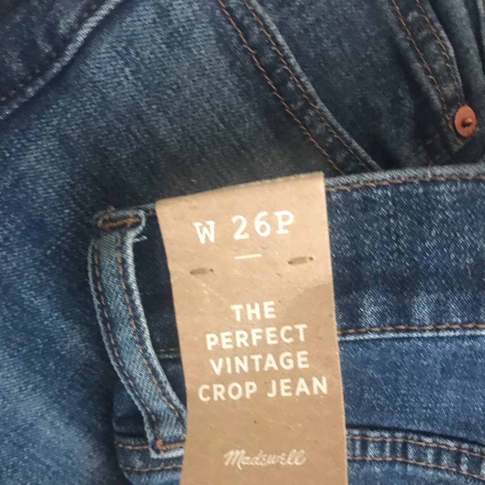 Madewell Vintage crop jeans